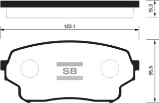 ÖN BALATA SUZUKİ GRAND VİTARA-XL 05-07 GDB3490 resmi