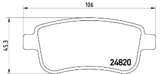 ARKA BALATA FLUENCE 13 MEGANE 08 SCENİC 08 440603734R resmi