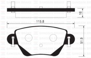 ARKA BALATA KNG 01 MONDEO 00-07 JAGUAR X-TYPE 01-09 GDB1525-GDB1435 resmi