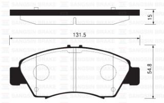 ÖN BALATA CİVİC V 1.4-1.5 16V 97-01 JAZZ 1.2-1.4 02 JAZZ 1.2 08 GDB3212-GDB1164-GDB3176 resmi