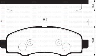 BALATA ÖN DİSK FORD FIESTA resmi