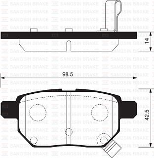 FREN BALATASI ARKA 1.33:1.6 COROLLA (E15) 07-12 resmi