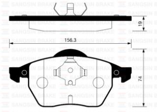 ÖN BALATA BORA 98-05 GOLF III 91-97 GOLF IV 97-05 PASSAT 94-96 OCTAVIA 97 GDB1200-GDB1275 resmi