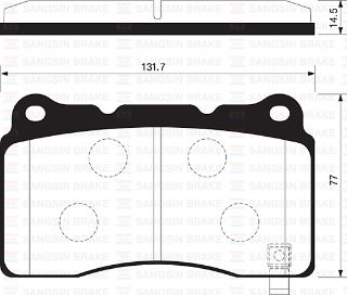 BALATA ÖN DİSK ALFA ROME 159-166-BRERA-SPIDER 05 SENSÖRSÜZ GDB1648-GDB1603 resmi