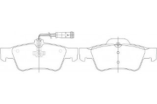 ARKA BALATA C218 CLS 300-350-CDI W211 E200-E240-E320 02-08 W212 08 W220-W221-X218 12 GDB1546 resmi