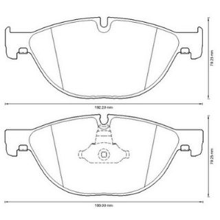 ÖN BALATA BMW 5 SERİSİ 09-12 F10-F11 F18 5 SERİSİ 10-13 F12-F13-F06 6 SERİSİ 12 GDB1838 resmi