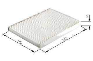 POLEN FİLTRESİ CLİO II-KNG-EXP 98- -MGN I 96- -LOGAN 04- - 1.2-1.4-1.6-1.5DCI-1.9DCI resmi