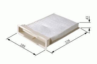 POLEN FİLTRESİ CLİO III-MODUS-TWNG-MİCRA III-NOTE-SANDERO-DUSTER 1.2 16V-1.4-16V-1.6-1.6 16V-1.5DCI resmi