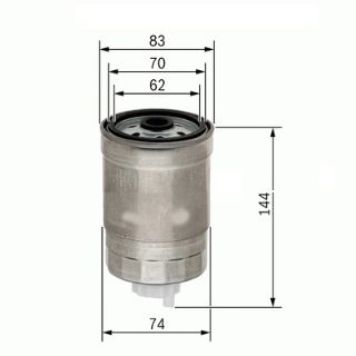 YAKIT FİLTRESİ ACCENT-GETZ-İ30-SANTE FE-SONATO V-SORENTO 1.5-2.0-2.2-2.5 CRDI SU SENSÖRLÜ resmi