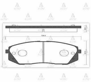 FREN BALATA IX-35 10-15  SPORTAGE 11-16  I-40 12-15  TUCSON 16-18 ÖN resmi