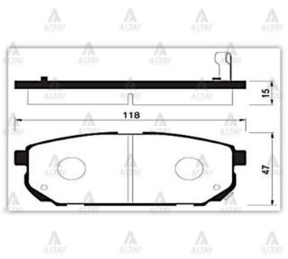 FREN BALATA SORENTO 02-06 DİSK ARKA resmi
