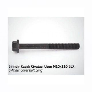 SİLİNDİR KAPAK CİVATASI UZUN 10X110 MM. M131 DKŞ resmi