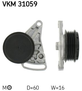 KLIMA KAYIS GERGISI (VW PASSAT 97-05  AUDI A4 95-05  A6 96-05  SKODA SUPERB 02-08) resmi