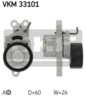 V KAYIS GERGI RULMANI KUTUKLU ( PEUGEOT : 206 1.6 16V TU5JP4 1.4 TU3JP 02 SONRA AC ) resmi