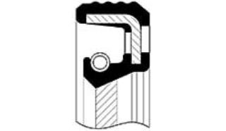 MOTOR EKSANTRİK ÖN KAPAK KEÇESİ STEYR TZDK768 / TZDK8050 / TZDK8073 resmi