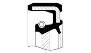 SANZIMAN ÖN KEÇESİ CANTER FE515 FE519 FE635 FE659 40X58X8 resmi