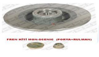 FREN DİSKI ARKA DÜZ RULMANLI 274MM MEGANE I SW SCENİC I resmi