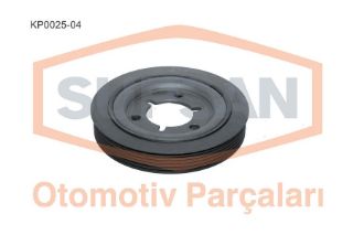 KRANK KASNAĞI PEUGEOT 1007 - 206CC - 206 - 207 - 3 07 - BİPPER - PARTNER 1.4-1.6 16V ENG.(TU3JP-TU5JP4-TU1JP-ET3J4-TU3JP-TU3A) resmi