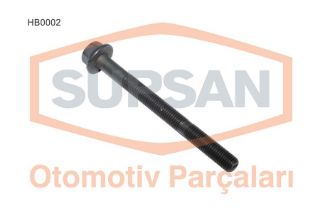 SİLİNDİR KAPAK SAPLAMASI 10 ADET DOBLO-PALİO-ALBEA-PANDA-PUNTO-PALİO VAN 1.2 8V/1.4 8V FIRE 5MM resmi