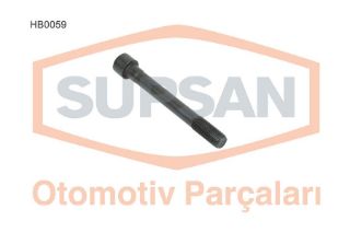 SİLİNDİR KAPAK SAPLAMASI H100 MINIBUS L300 STAREX H100 KAMYONET 1994> BONGO K2500 04> TAKIM (M12, 104MM X 18 A) resmi