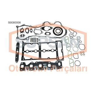 MOTOR TAKIM CONTA FİAT DOBLO, PALİO, ALBEA, PUNTO 1.3 MULTİJET 16 V / 1.3 JTD 16V (ENG. 188 A 9.000) SKT KEÇELİ, SİLİNDİR KAPAK CONTASIZ resmi