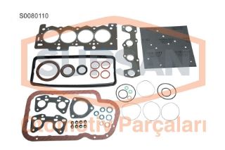 MOTOR TAKIM CONTA PEUGEOT 106-206-306 1.4 8V (ENG. TU3JP - TU3A) KEÇELİ VE SUPAP LASTİKLİ resmi