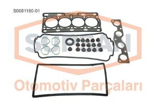 UST TAKIM CONTASI RENAULT TWINGO, CLİO 1,2 16V (ENG, D4F) KECELI, SUPAP LASTIKLI SKC LI (REINZ) resmi