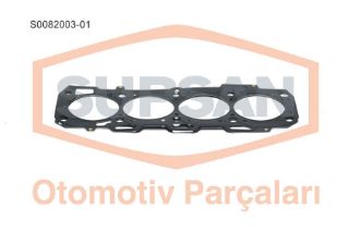 SİLİNDİR KAPAK CONTASI FİAT DOBLO, MAREA 1.9 JTD / 1.9 MULTİJET (ENG. 188 B 2.000) 1 ÇENTİK - ÇOK KATMANLI ÇELİK resmi