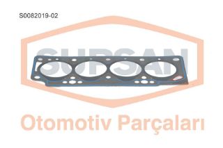 SİLİNDİR KAPAK CONTASI RENAULT KANGOO / MEGANE / L AGUNA 1.9D (ENG. F8Q YENİ MOTOR) 2 ÇENTİK - SACLI ÖZEL KLİNGRİT resmi