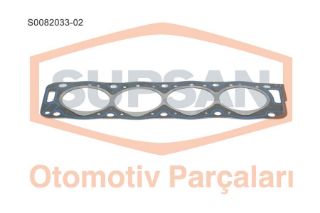 SİLİNDİR KAPAK CONTASI PEUGEOT PARTNER - CİTROEN B ERLİNGO - BOXER DİESEL 1.9 (ENG. XUD7/XUD9/9A) 2 ÇENTİK - SACLI ÖZEL KLİNGRİT resmi
