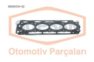 SİLİNDİR KAPAK CONTASI PEUGEOT 206-307 1.4 HDI 8V (ENG. DV4) 3 ÇENTİK - ÇOK KATMANLI ÇELİK resmi