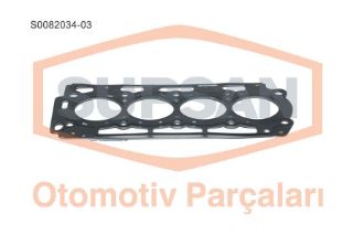SİLİNDİR KAPAK CONTASI PEUGEOT 206-307 1.4 HDI 8V (ENG. DV4) 1 ÇENTİK - ÇOK KATMANLI ÇELİK resmi