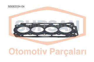 SİLİNDİR KAPAK CONTASI PEUGEOT 206-307 1.4 HDI 8V (ENG. DV4) 4 ÇENTİK - ÇOK KATMANLI ÇELİK resmi