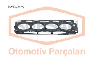 SİLİNDİR KAPAK CONTASI PEUGEOT 206-307 1.4 HDI 8V (ENG. DV4) 5 ÇENTİK - ÇOK KATMANLI ÇELİK resmi