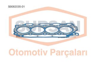 SİLİNDİR KAPAK CONTASI PEUGEOT 206-307-406 1.6 HDI 16V (ENG. DV6) 2 ÇENTİK - ÇOK KATMANLI ÇELİK resmi