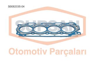 SİLİNDİR KAPAK CONTASI PEUGEOT 206-307-406 1.6 HDI 16V (ENG. DV6) 4 ÇENTİK - ÇOK KATMANLI ÇELİK resmi