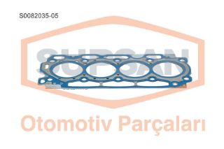 SİLİNDİR KAPAK CONTASI PEUGEOT 206-307-406 1.6 HDI 16V (ENG. DV6) 5 ÇENTİK - ÇOK KATMANLI ÇELİK resmi