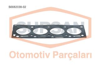 SİLİNDİR KAPAK CONTASI FORD CONNECT 1.8 D 2 ÇENTİK - ÇOK KATMANLI ÇELİK resmi