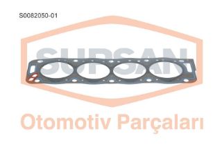 SİLİNDİR KAPAK CONTASI PEUGEOT PARTNER / CİTROEN B ERLİNGO (ENG. XUD9TE/TF) 1 ÇENTİK - SACLI ÖZEL KLİNGRİT resmi