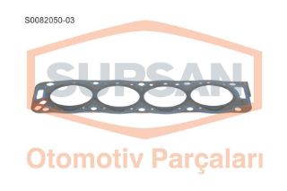 SİLİNDİR KAPAK CONTASI PEUGEOT PARTNER / CİTROEN B ERLİNGO (ENG. XUD9TE/TF) 3 ÇENTİK - SACLI ÖZEL KLİNGRİT resmi