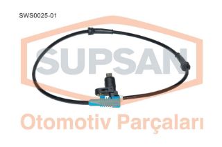 SENSÖR ABS PEUGEOT 206 1.4İ TU3JP - 1.4HDİ DV4TD - 1.4 16V ET3J4 - 1.6 16V TU5JP4 - 1.9D DW resmi