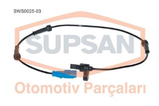 SENSÖR ABS PEUGEOT 206 - 206 1.4İ TU3JP - 1.4HDİ DV4TD - 1.4 16V ET3J4 - 1.6 16V TU5JP4 - 1 resmi