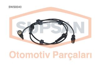 SENSÖR ABS FİAT DOBLO 1.2/1.3 JTD/1.4/1.6 16V/1.9 D/1.9 JTD 223 A5.000-223 A9.000-199 A2.000-188 A9 resmi