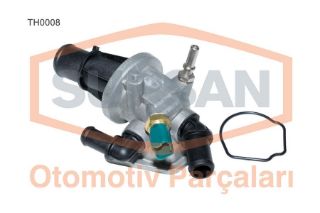 TERMOSTAT FİAT ALBEA - DOBLO - PALİO - PANDA - PUNTO - 500 C 1.3 MULTİJET 169 A1.000-169 A5.000-188 resmi