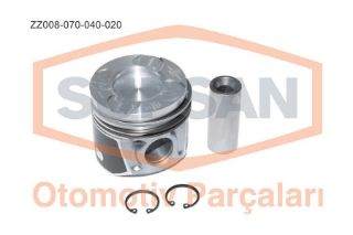 SEGMANLI PİSTON 040-020 DOBLO-PALİO-ALBEA-PUNTO 1.3 MTJ 16V (ENG. 188 A9.000) EURO 4 70 BG resmi