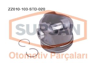 SEGMANLI PİSTON 020 KANGOO-CLİO-MEGANE II-LAGUNA III 1.5 DCİ (ENG. K9K) EURO 4 103-106 BG resmi