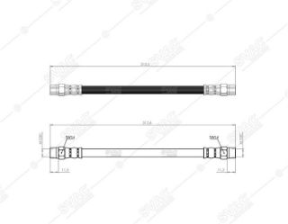 ÖN  FREN HORTUMU BMW E21 E12 resmi