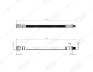 FREN HORTUMU ÖN MERCEDES A SERIE W169E-CELL - A150 - A160 - A170 - A180 - A200 - A200 TURBO - A160 CDI - A180 CDI - A200 CDI 04 - 12 resmi