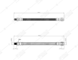 FREN HORTUMU ARKA W204 07>14 S204 07>14 C204 11> C207 13>16 W220 00>05 X204 09>15 R230 03>12 resmi