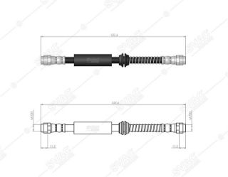 ÖN  FREN HORTUMU Q7 06->TOUAREG 02-10 resmi